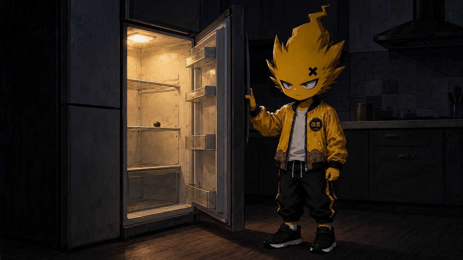 KIIRO facing an almost empty refrigerator